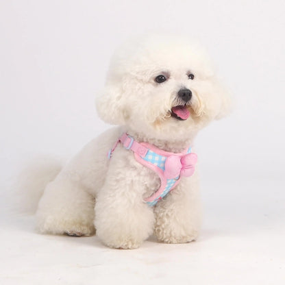 New Dog Harness  Air Cushion Breathable Soft Mesh Cat Vest Adjustable No-Pull Pet Harness for  Small Medium Large Dogs Puppies