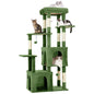 61" Heavy-Duty Multi-Level Cat Tree For Large Cats Oversized Perch & Dual Condos Natural Sisal Posts For Maine Coon