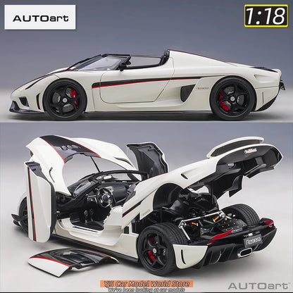 AUTOart model 1/18 Scale New  Koenigsegg Regera car model Static Decorative Items Holiday Gift Collection