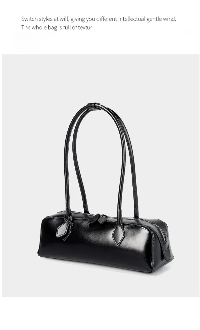 Genuine leather bag woman  luxury bag vintage long shoulder bag Handbags ladies underarm Bag Shopping bag