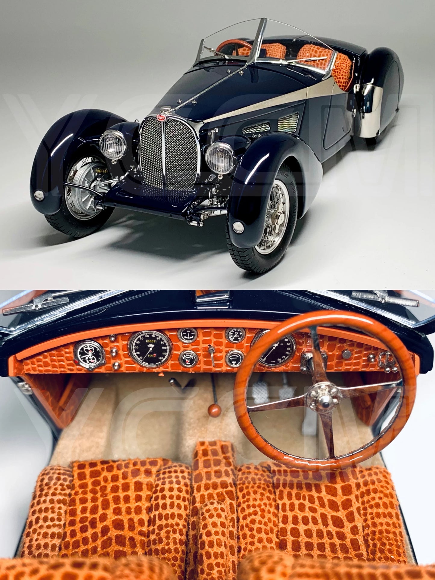 CMC 1:18 57SC 1938 Convertible Simulation Limited Edition All Open Alloy Metal Static Car Model Toy Gift