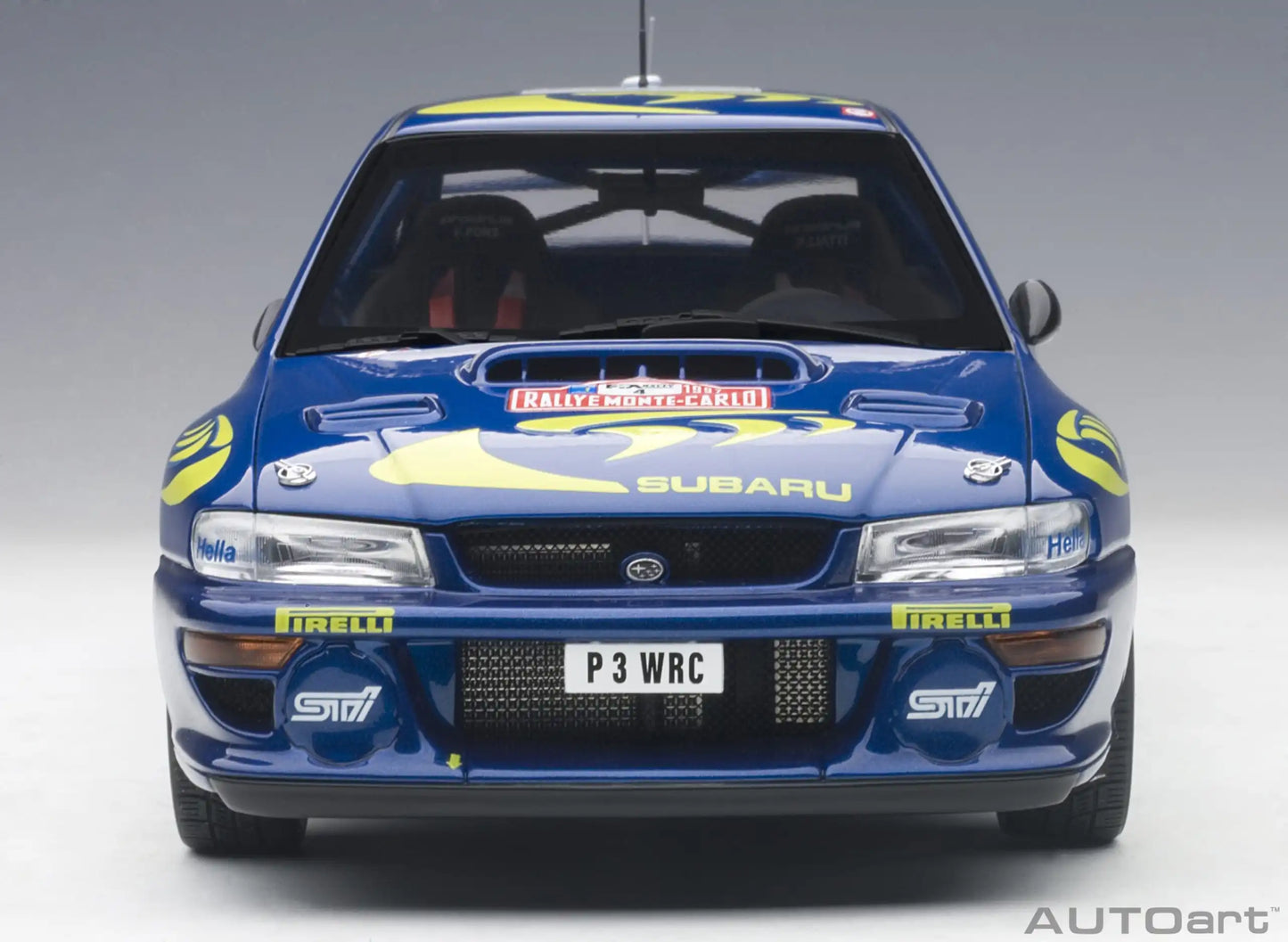 AUTOART Die-cast car model 1/18 Subaru Impreza WRC Rally of Monte Carlo  Static display car models