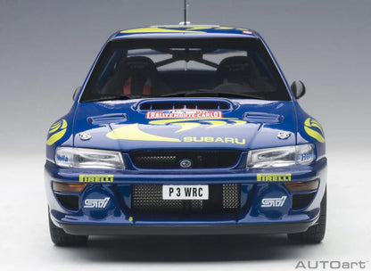 AUTOART Die-cast car model 1/18 Subaru Impreza WRC Rally of Monte Carlo  Static display car models
