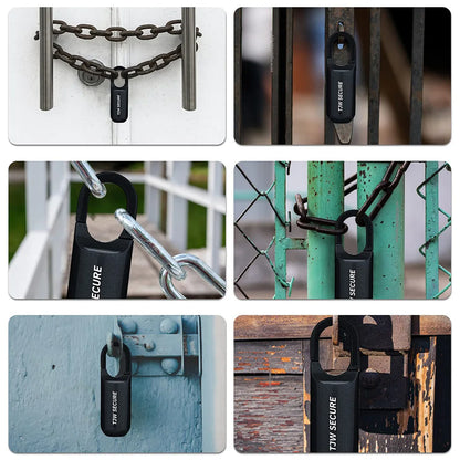 Smart Fingerprint Padlock for Locker Small Rechargeable Fingerprint Lock Keyless Biometric Thumbprint Padlock Locker Suitcase Luggage  Backpack