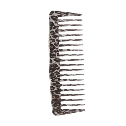1/2/3pcs Leopard Print Comb Set Anti-Static Wide Teeth Afro Braid Fork Comb Rat Tail Curly Hair Styling Tools