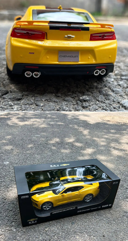 GM Chevrolet 1:18 Camaro 1968-2016 Diecast Model for Collections Display and Gift
