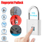 Intelligent Fingerprint Lock Portable Keyless Fingerprint Padlock Waterproof USB Rechargeable for Door Suitcase Backpack Locks