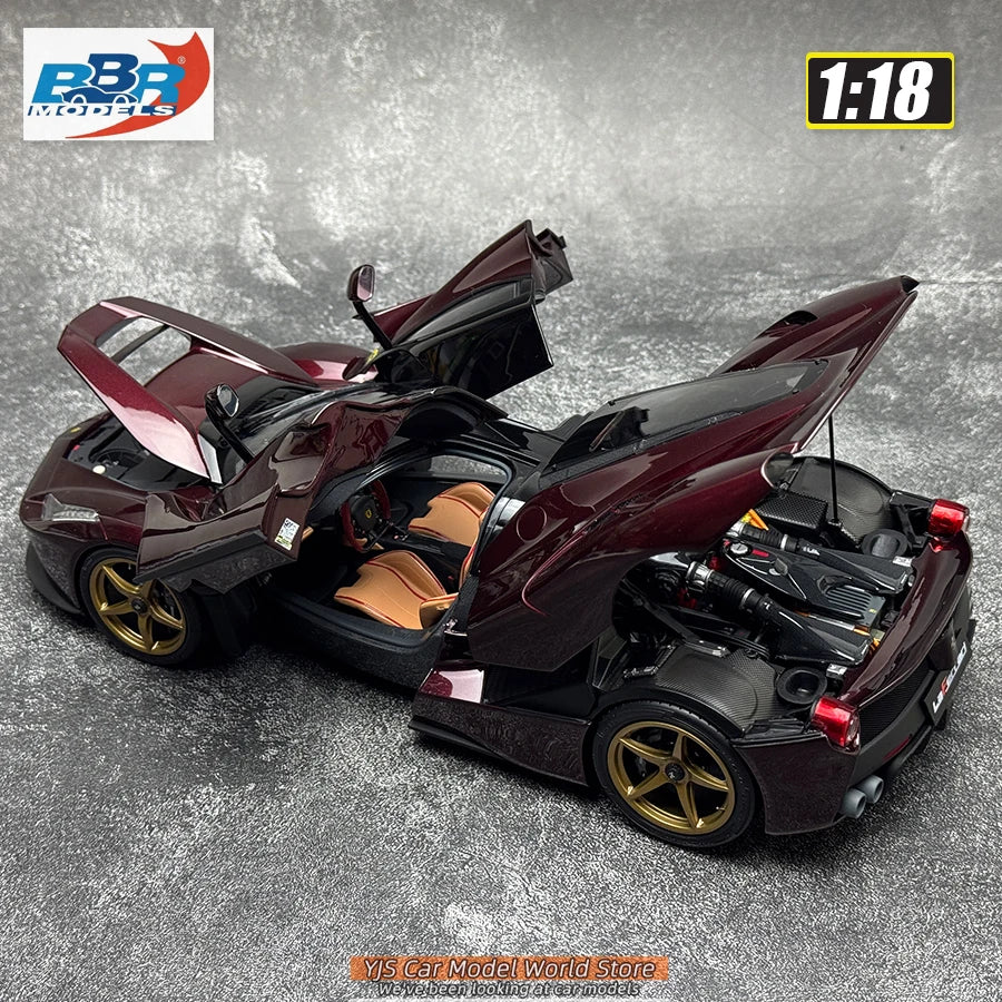 BBR  Die-casting model 1/18 LaFerr  Car model Static Ornament Holiday Gift Collection