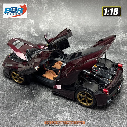 BBR  Die-casting model 1/18 LaFerr  Car model Static Ornament Holiday Gift Collection