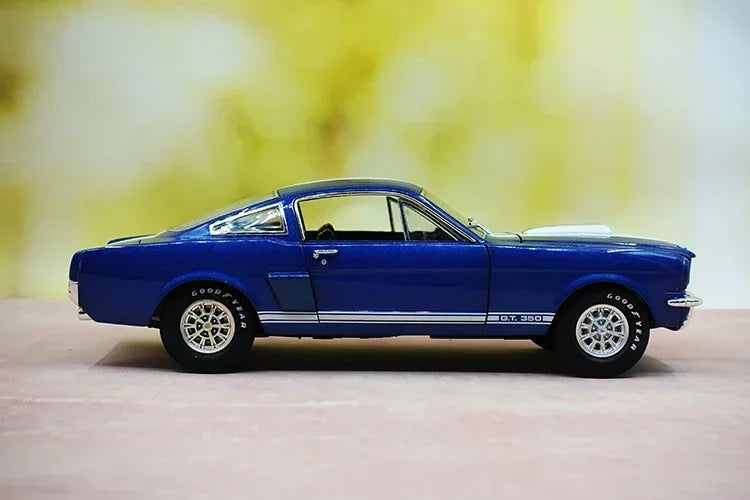 1:18 Diecast Cobra Shelby 1966 GT 350 Alloy Full Open Car Model Vehicles Car Boys Toy Gifts Collection
