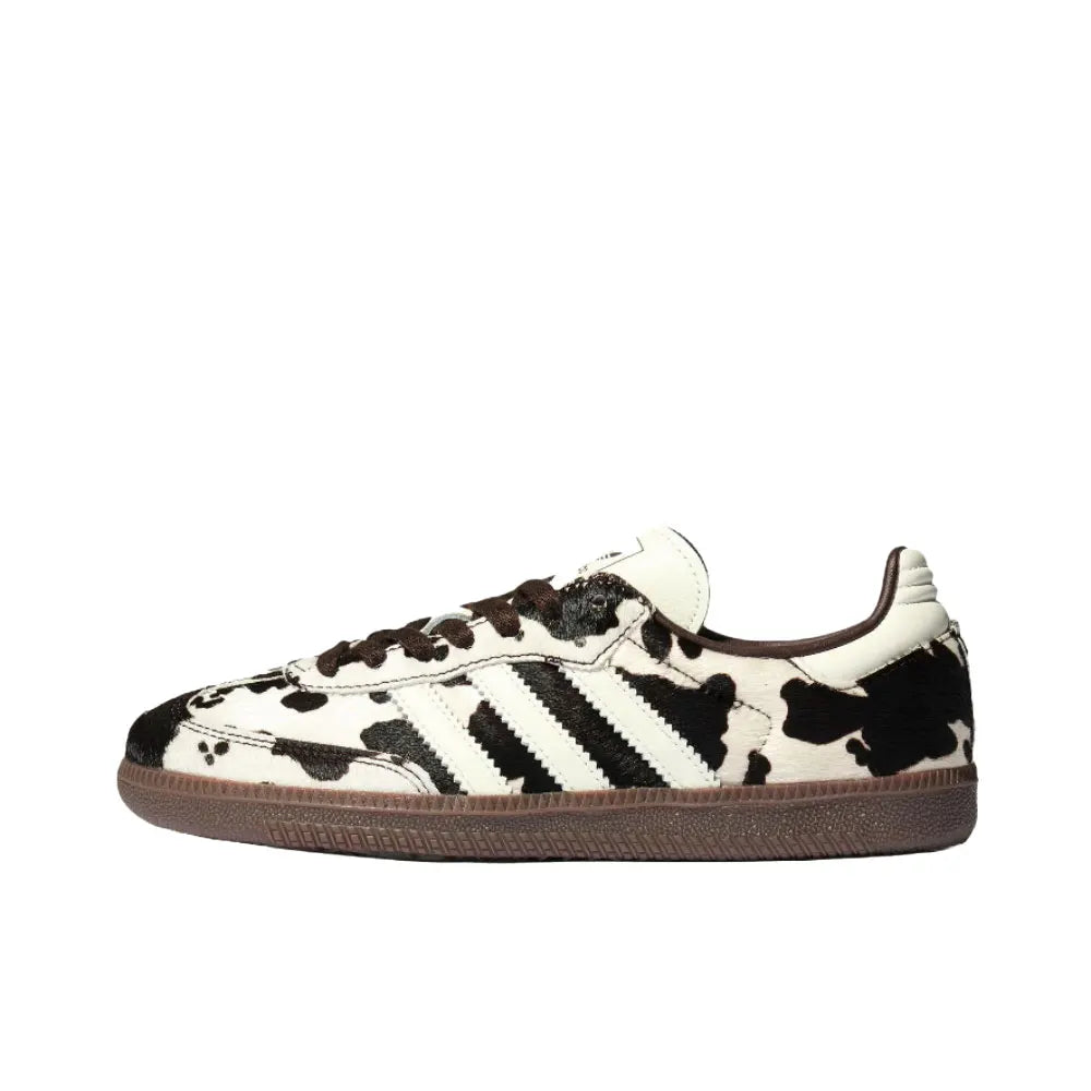 adidas Originals SAMBA OG Soft upper for comfortable feel Low-top skate shoes Unisex style Black, white, gray B75806