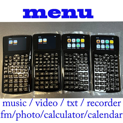 Advanced calculator with cheating options H888 magic calculator 4GB memory music video photo txt ebook student calculator with emergency button & screen Privacy Film (PF)