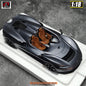 LCD Diecast car model 1:18 McLaren ELVA car model metal static display collection