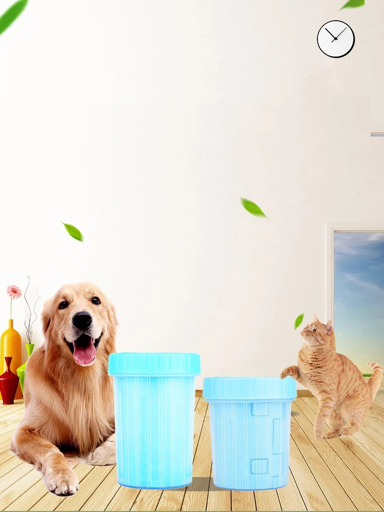 Popular new fully automatic pet foot washing cup dog and cat paw cleaner portable paw cleaning tool