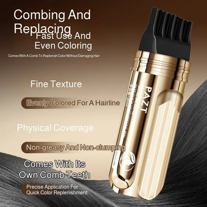 Disposable Hairdressing Pen Quick Hair Styling Hair Dye Comb Instant Gray Coverage Hair Color No Scalp Damage Hair Dye Stick