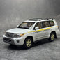 Car diecast model 1/18 LAND CRUISER 200 Green model static display holiday gift collection
