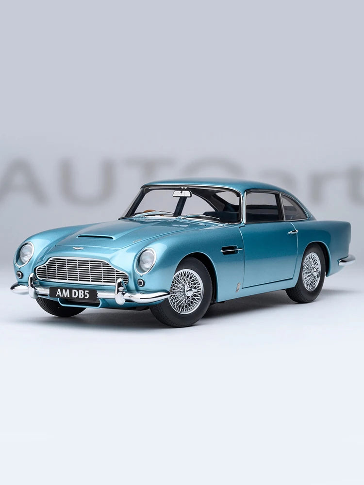 Autoart 1/18 ASTON MARTIN DB5  ABS 007/Goldfinger Bond , door full open sports car model static decoration collection
