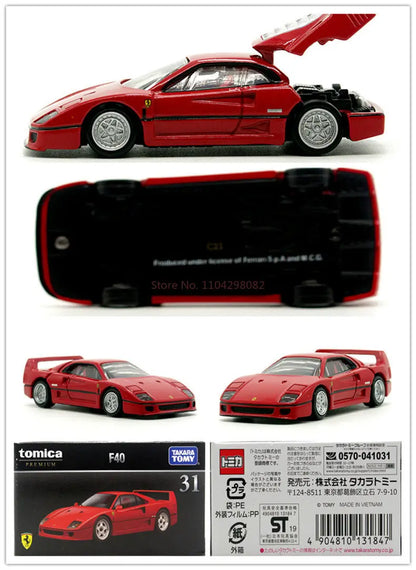 Ferrari F40 TOMICA Diecast Alloy Car Model Collectible Vehicle Toy Gift