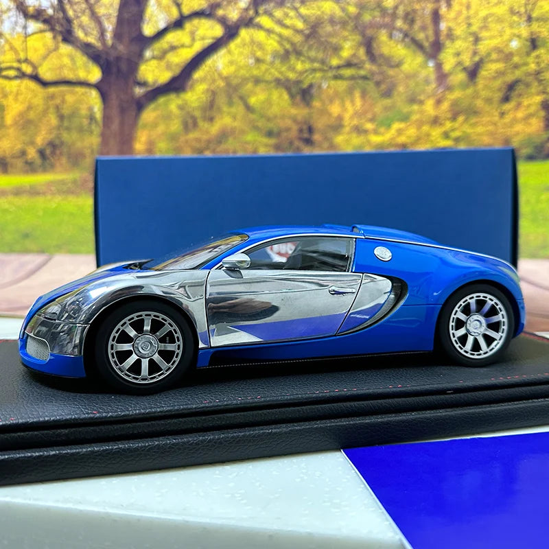 AUTOART 1:18 Bugatti  Veyron Sports car alloy car model plated interphase  Personal collection gift Compan