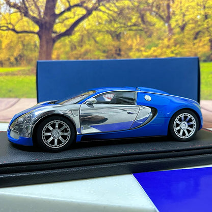 AUTOART 1:18 Bugatti  Veyron Sports car alloy car model plated interphase  Personal collection gift Compan