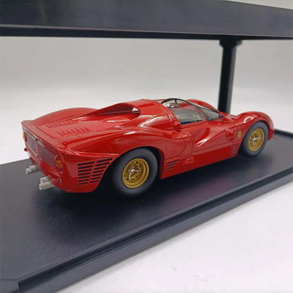 F 330 P3 4.0L V12 Scale1:18 Two-door Coupe Simulation Alloy Car Model Display Collectible Toy Gift Souvenir Decration