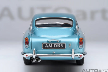 Autoart 1/18 ASTON MARTIN DB5  ABS 007/Goldfinger Bond , door full open sports car model static decoration collection