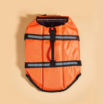 Dog Life Jacket Reflective Adjustable Summer Large Dogs Swimwear Safety Vest Surfing Sailboat Enhanced Buoyancy Pet Life Jacket