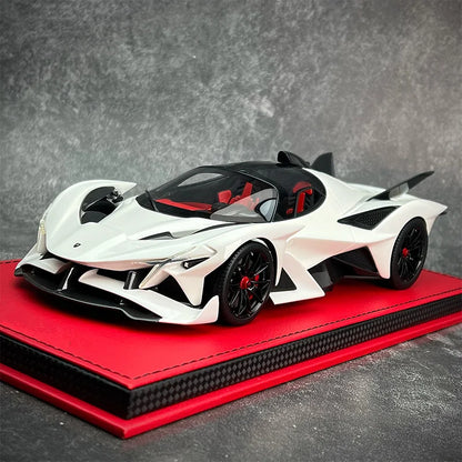 Apollo Project EVO Alloy Sports 1:18 Car Model Diecast Metal Concept Racing Car Vehicle Model Sound and Light Toy Gift