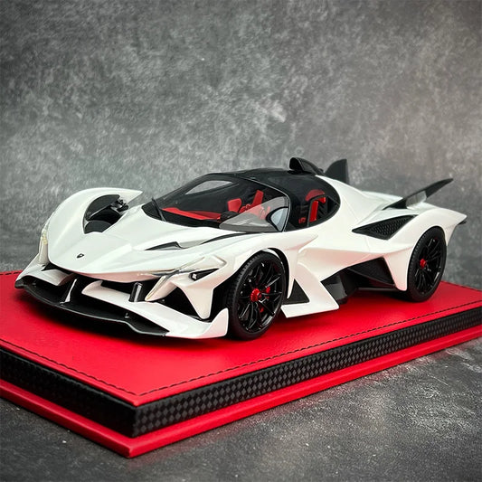 Apollo Project EVO Alloy Sports 1:18 Car Model Diecast Metal Concept Racing Car Vehicle Model Sound and Light Toy Gift
