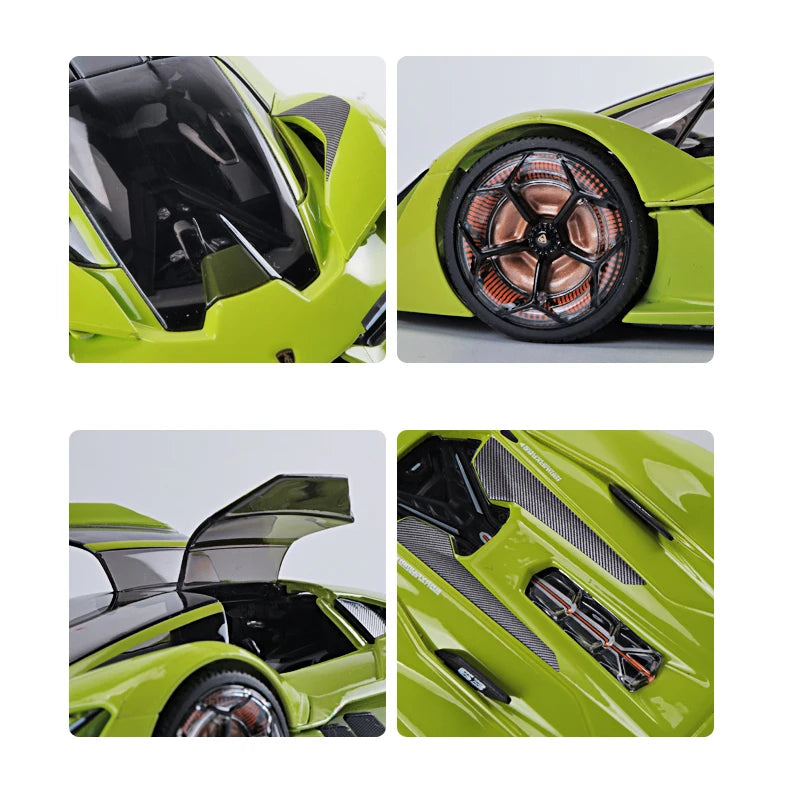 Bburago 1:24 Lamborghini Terzo Millennio Alloy Car Diecasts & Toy Vehicles Car Model Miniature Scale Model Car For Children