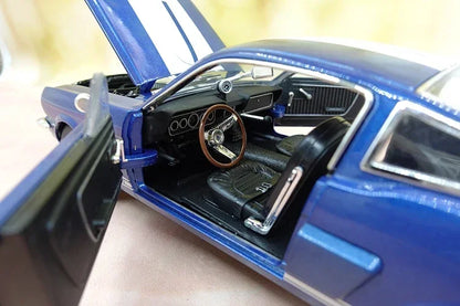1:18 Diecast Cobra Shelby 1966 GT 350 Alloy Full Open Car Model Vehicles Car Boys Toy Gifts Collection