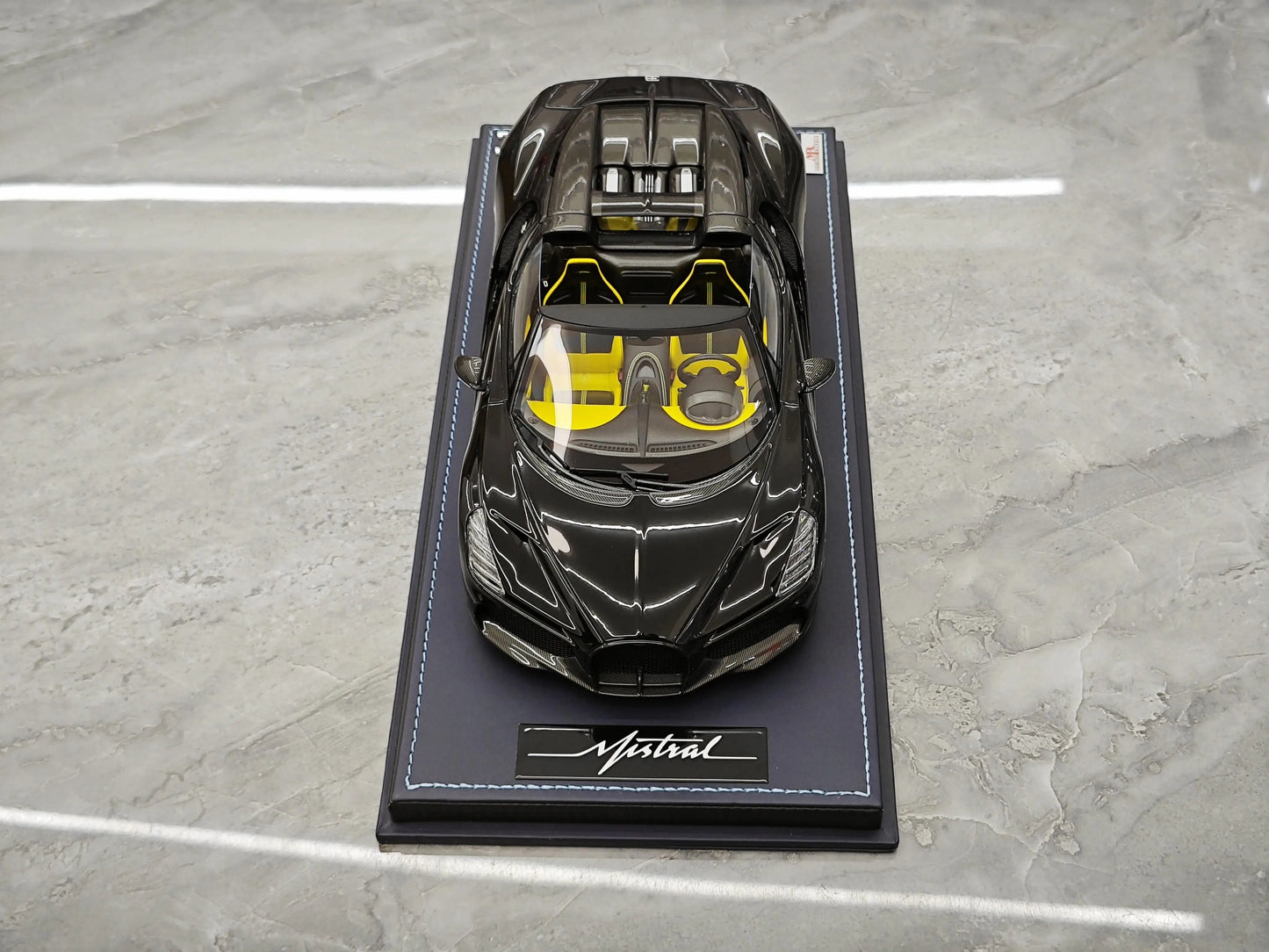 MR 1/18 Bugatti W16 Mistral Resin Motor Vehicle Toy Die-casting Metal Model Collection Boy Gifts