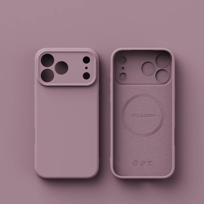Official Liquid Silicone Magnetic Case For iPhone 17 Air 16 Plus 15 14 13 12 Pro Max  For Magsafe Wireless Charge Matte Cover