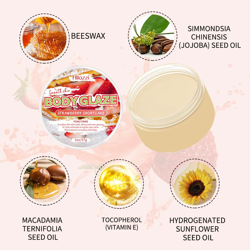 Body Glaze & Body Oil Combination Various flavors Non-greasy Hydrating and moisturizing Body Lotion Massag