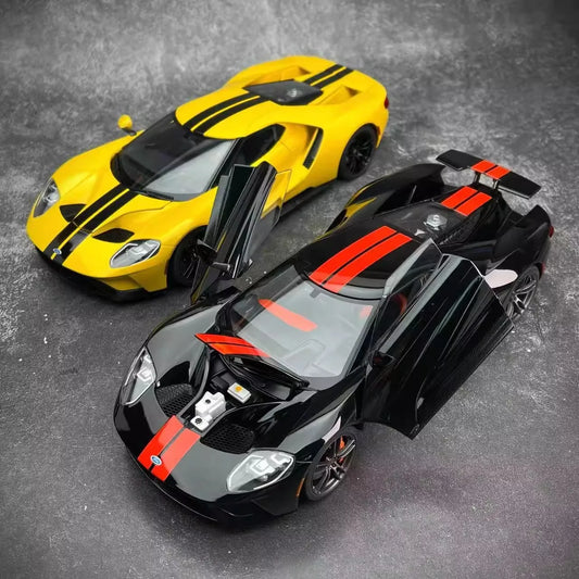 AUTOART 1:18 scale Ford GT ABS material Full Open car model Static Display Holiday gift collection Sports car model