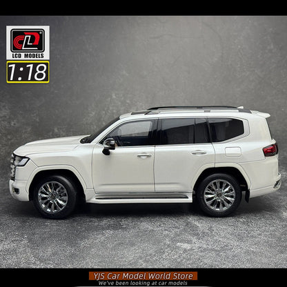 LCD Diecast model 1/18 scale Land Cruiser LC300 ZX SUV Metal car model Static display collection holiday gifts