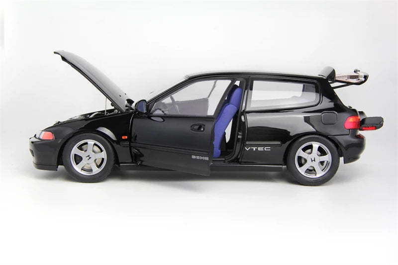 LCD 1/18 Car Model Honda Civic Mk5 EG6 Car Model Simulation Model Diecast Model Collect Ornaments Boy Custom Birthday Toy Gift