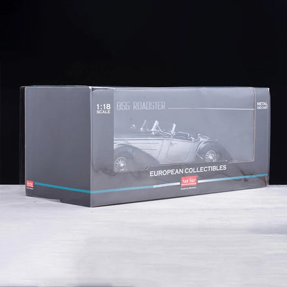 1/18 Scale 1939 Horch Convertible Sports Car Simulation Alloy Car Model Static Display Collectible Toy Gift Souvenir Decoration
