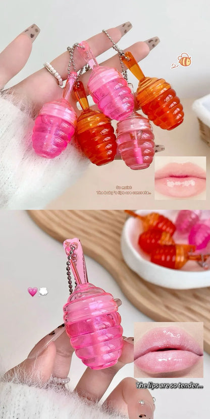 SHAQINUO Moisturizing Lip Balm Lip Oil Gloss Lip Care Benetitnt For Lips Plumping Non-sticky Exfoliating Plumping Gloss Oil