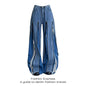 Trendy Color Block High Waist Wide Leg Jeans Women's New 2026 Zipper Pants Autumn Small Design Casual Comfortable Fit