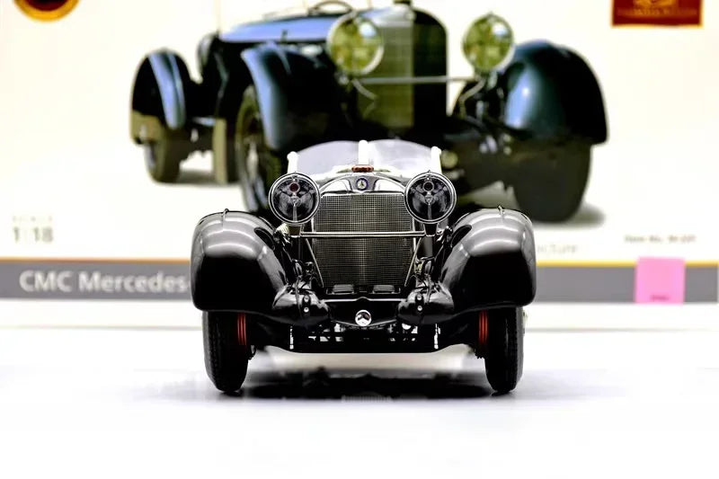 CMC 1:18 SSK The Black Prince 1934 25th Anniversary Simulation Limited Edition All Open Alloy Metal Static Car Model Toy Gift