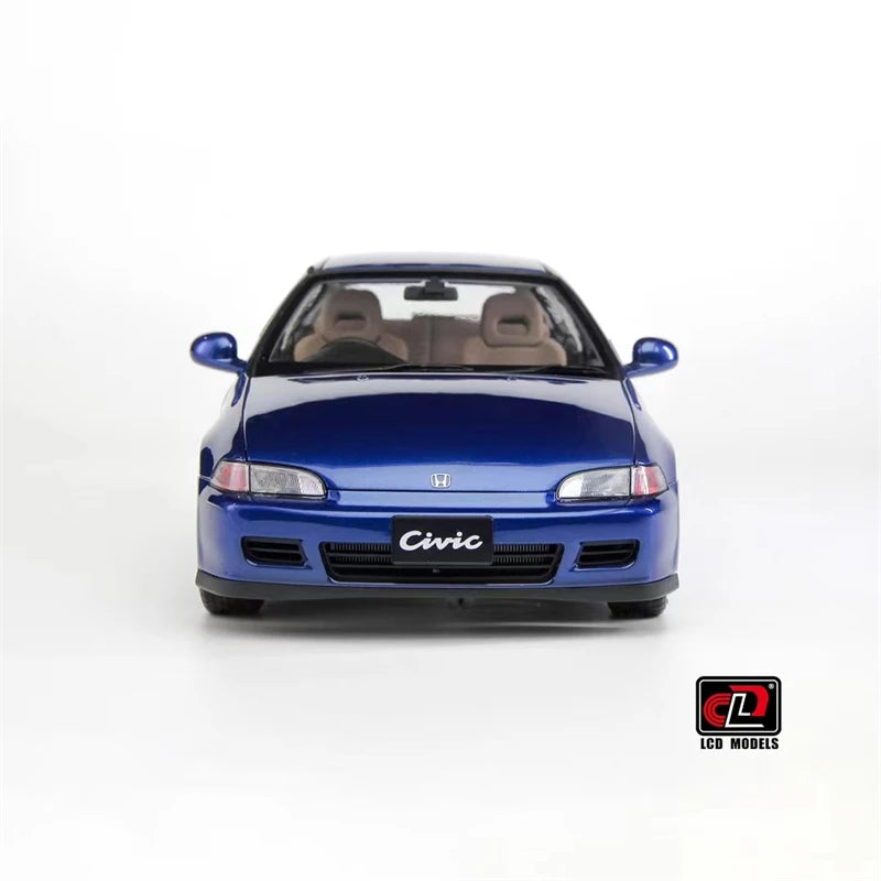 LCD 1/18 Car Model Honda Civic Mk5 EG6 Car Model Simulation Model Diecast Model Collect Ornaments Boy Custom Birthday Toy Gift