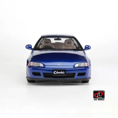 LCD 1/18 Car Model Honda Civic Mk5 EG6 Car Model Simulation Model Diecast Model Collect Ornaments Boy Custom Birthday Toy Gift