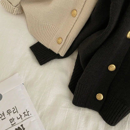 Fashion Baby Girl Boy Embroidery Cardigan Infant Toddler Child Sweater Long Sleeve Kid Knitwear Coat Casual Baby Clothes 18M-10Y