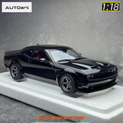 AUTOart 1/18 Dodge Challenger SRT 2023 Hellcat Widebody 2018 Car model Static model sports car birthday gift