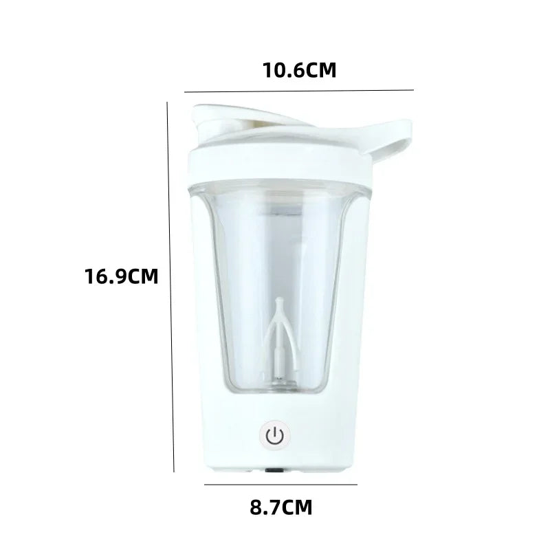 Electric Blenders 450ML Cup Portable Protein Powder Shaker Bottle Mixing Cup Rechargeable Coffee Milk Cup Sports Fitness Kettle