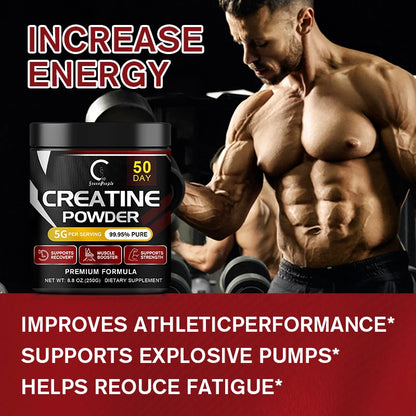 GPGP GreenPeople Creatine Monohydrate Powder Creatine Powder Muscle Recovery Muscle Builder for Men & Women Workout Supplements