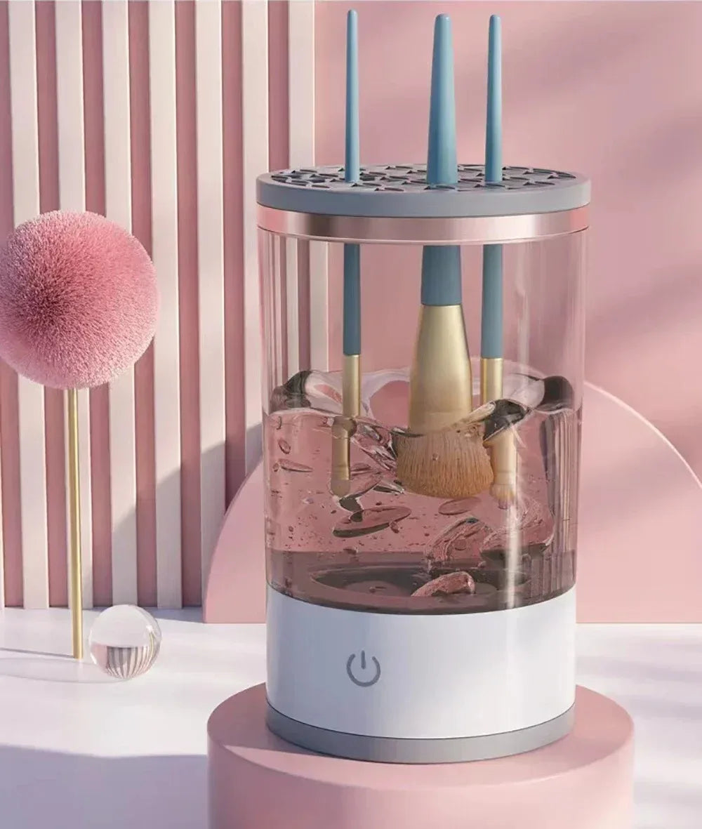 Automatic Rotating Makeup Brush Cleaner Electric Cosmetic Brush Washing Machine
