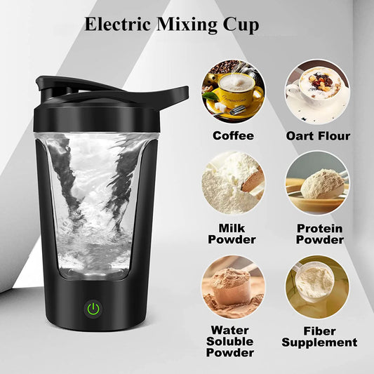 Blenders Cup Electric Mixing Cup Portable Protein Powder Shaker Bottle Mixer 450ml For Travel Home Office Kitchen Tools