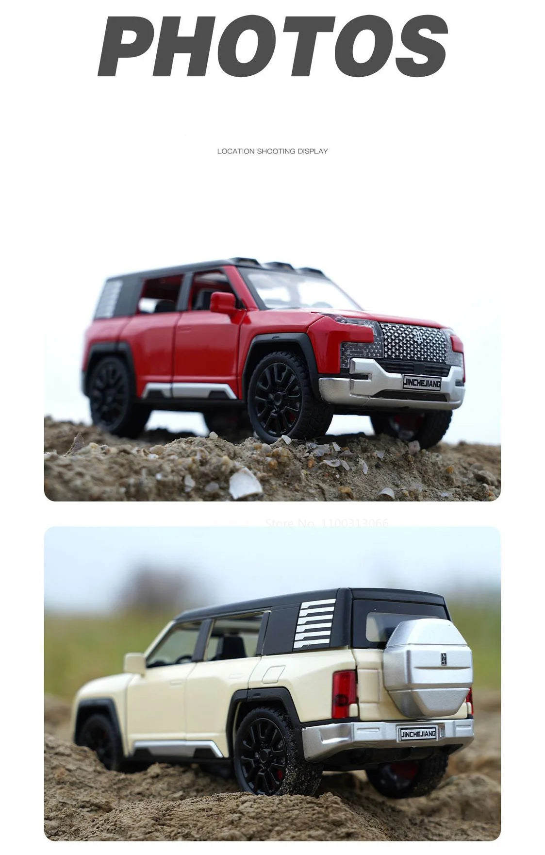 1/32 Alloy Model Cars BYD Look Up Off-road Vehicles Diecasts Model Toy 6 Doors Can Be Opened with Light Sound SUV for Gifts